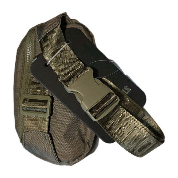 Steve Madden Army Green Fanny Pack Waist Bag Adjustable Crossbody Zippered NEW - Picture 6 of 13